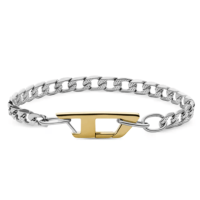Diesel Dx1338 Stainless Steel Chain Bracelet Silver