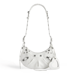 Balenciaga Arena Lambskin Le Cagole XS Shoulder Bag White