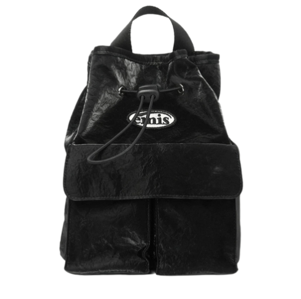 Emis Mini Wappen Pocket Backpack Black