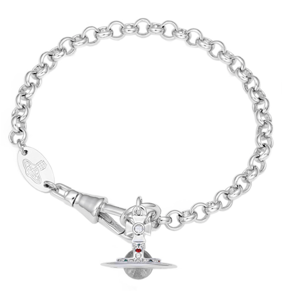 Vivienne Westwood New Petite Orb Bracelet Silver