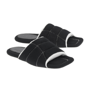 Black padded detail slides
