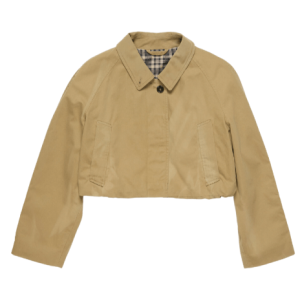 ss25 Back logo patch cotton twill jacket
