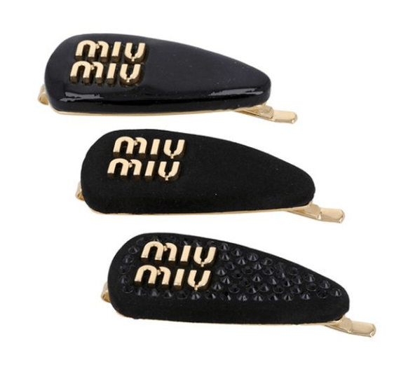 Logo Detail Hairpins 3 Pack