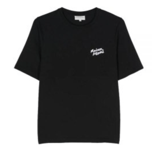 Handwriting Comfort T-Shirt BLACK