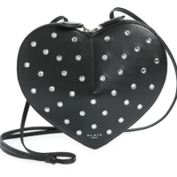 Alaia Patent Leather Coeur Bag Black/AA1P003CA287