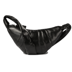 Croissant Leather Small Crossbody Bag