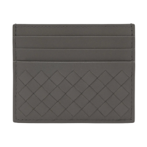 Intrecciato Card Holder - Grey