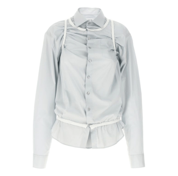 Layered Detail Cotton Shirt