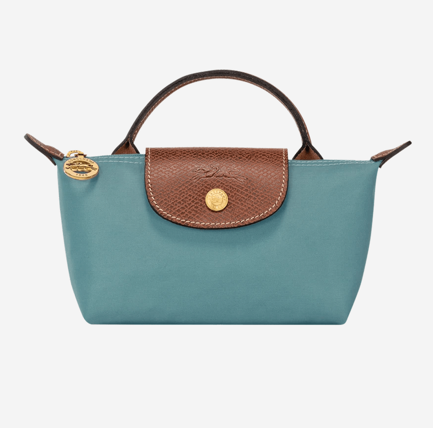 Longchamp Le Pliage Original Handle Pouch Eucalyptus