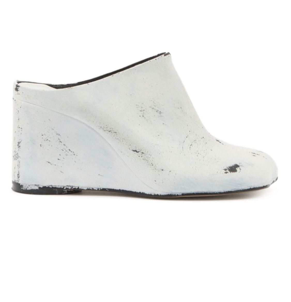 Anatomic Painting Effect Wedge Sandal Heel