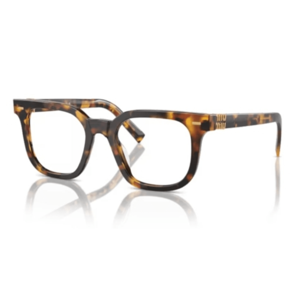 Logo Temple Havana Frame Glasses