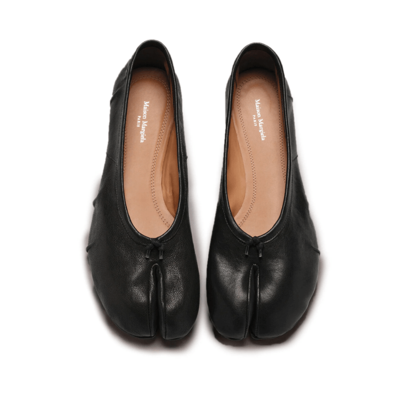 New Tabi leather flat 
