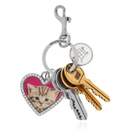 Engraved Logo Charm Multi Keyring