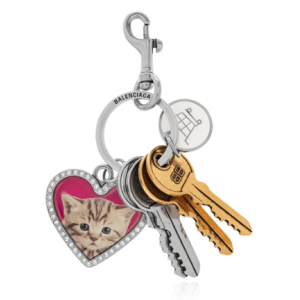 Engraved Logo Charm Multi Keyring