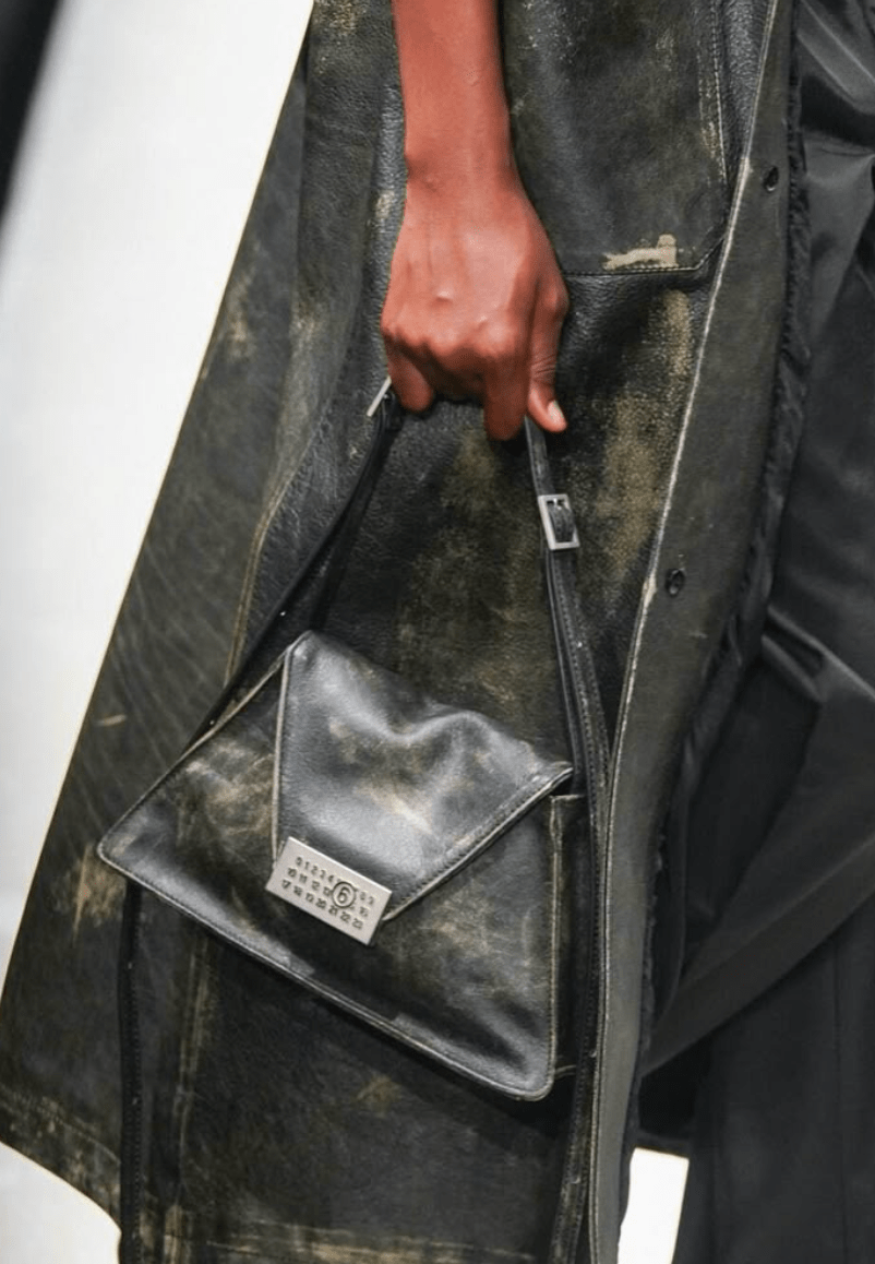 MM6 Maison Margiela Black Shoulder Bag