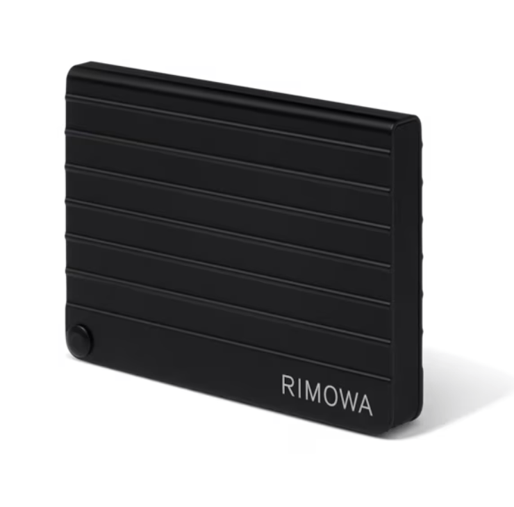 Rimowa Aluminium Card Holder Black