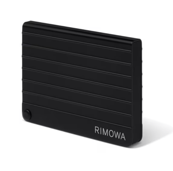 Rimowa Aluminium Card Holder Black