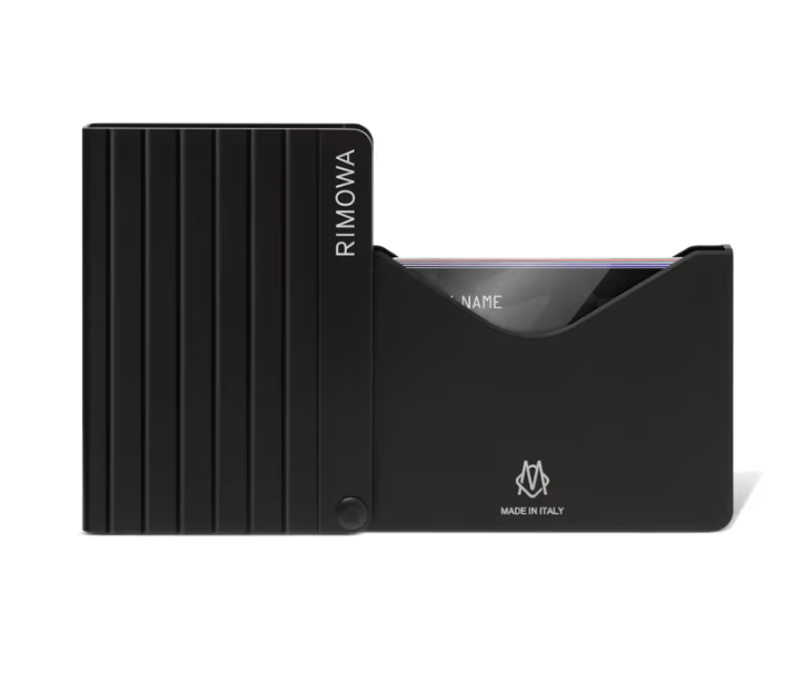Rimowa Aluminium Card Holder Black