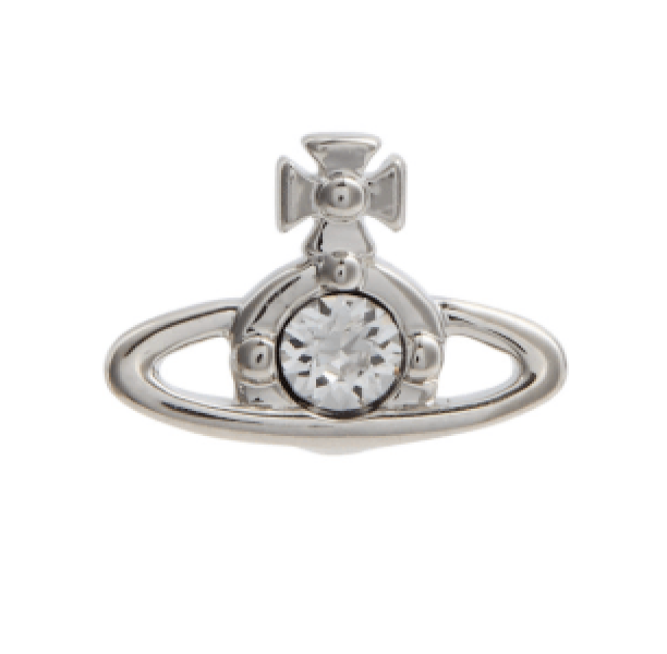 Vivienne Westwood Nano Solitaire Single Earring Silver