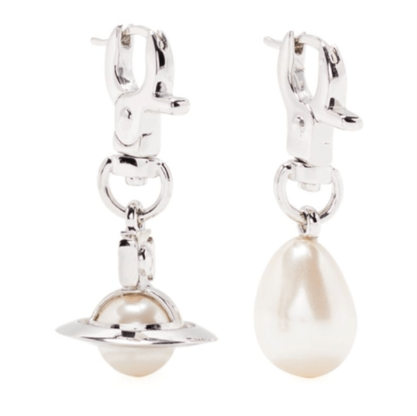 vivienne westwood silver earrings