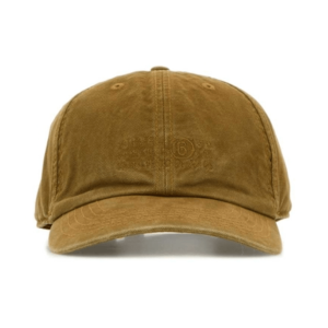 MM6 Maison Margiela Washed Canvas Baseball Cap – Camel (132)