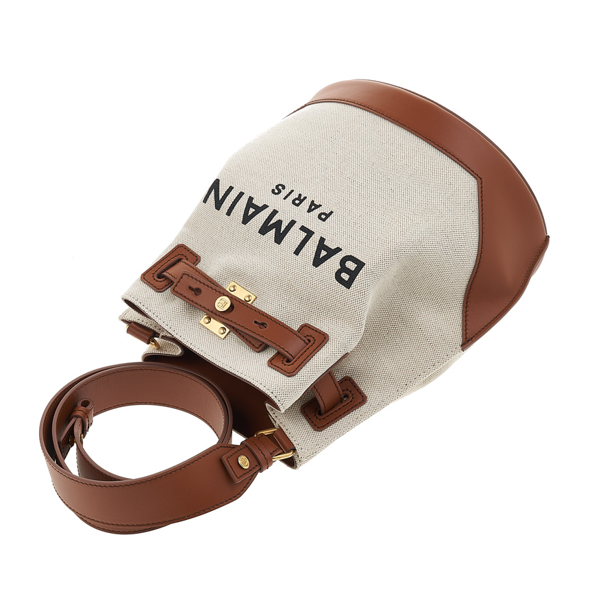 Balmain Logo Bucket Bag 