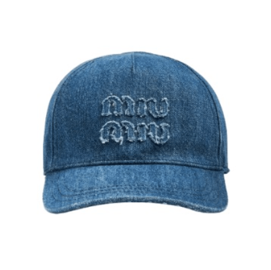 Tonal Logo Embroidery Denim Baseball Cap
