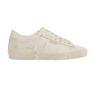 (W) Golden Goose Match Star Optic White Sneakers
