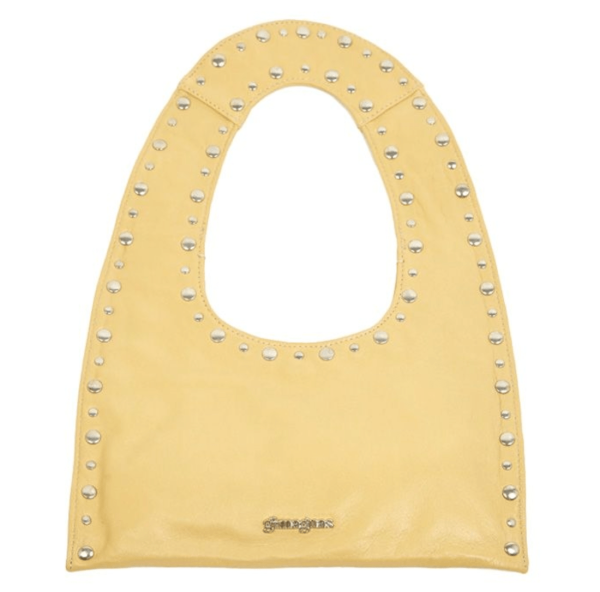 Franca Logo Studded Mini Tote Bag