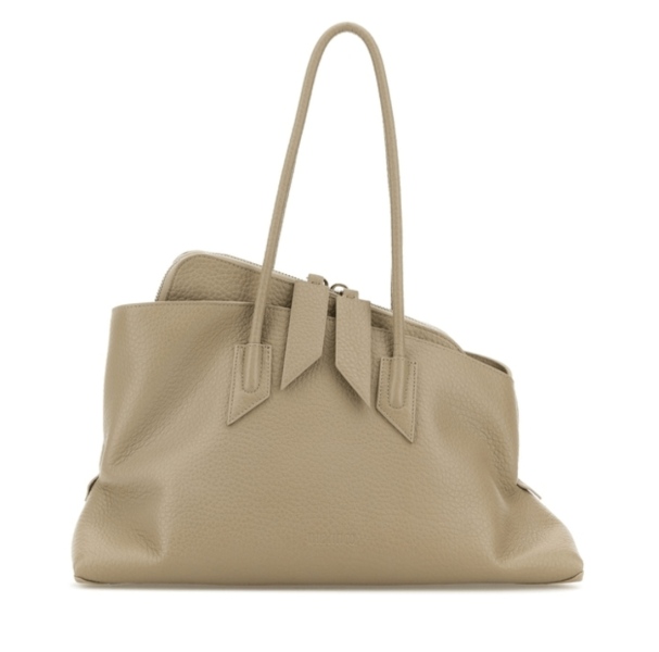 PASSEGGIATA LEATHER MEDIUM TOTE BAG