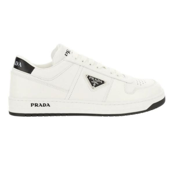 Downtown Logo Leather Sneakers