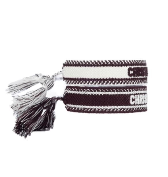 Logo jacquard cotton bracelet