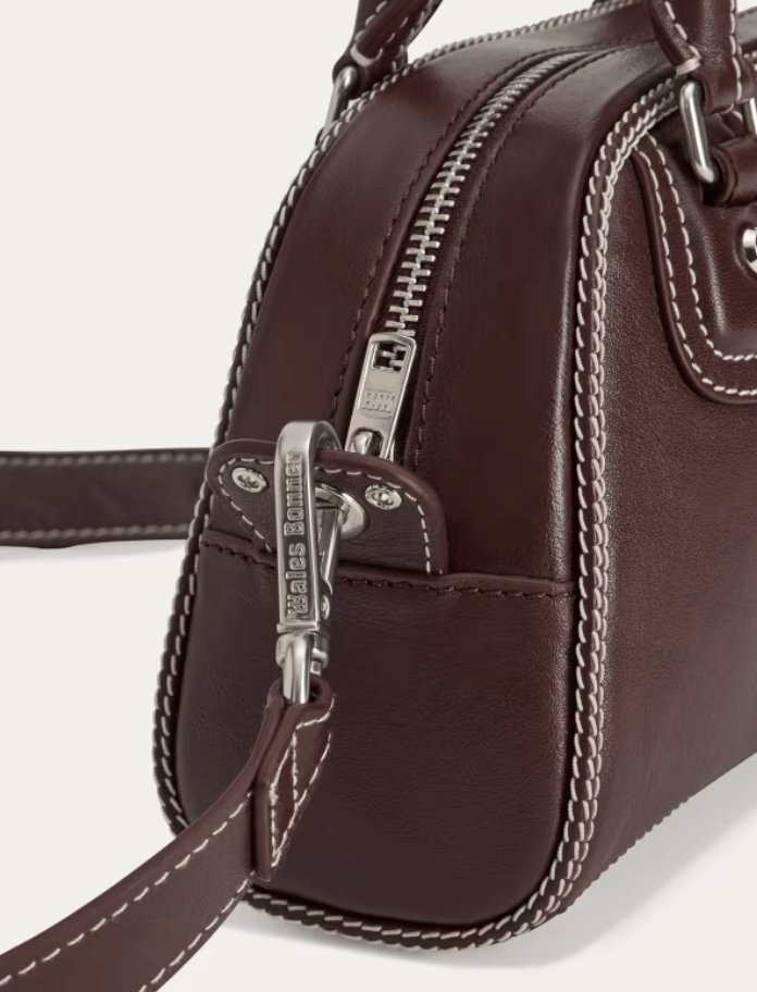 Wales Bonner Leather Bowling Bag