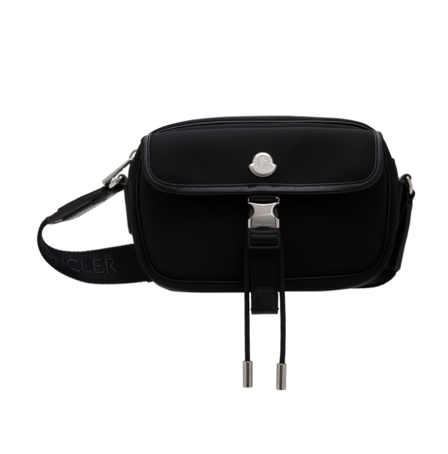 Black New Trick Water-Repellent Crossbody Bag