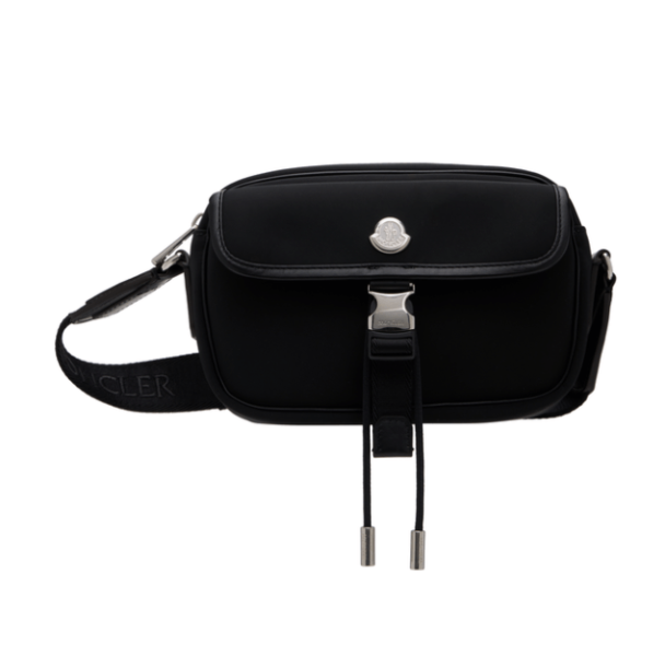 Black New Trick Water-Repellent Crossbody Bag