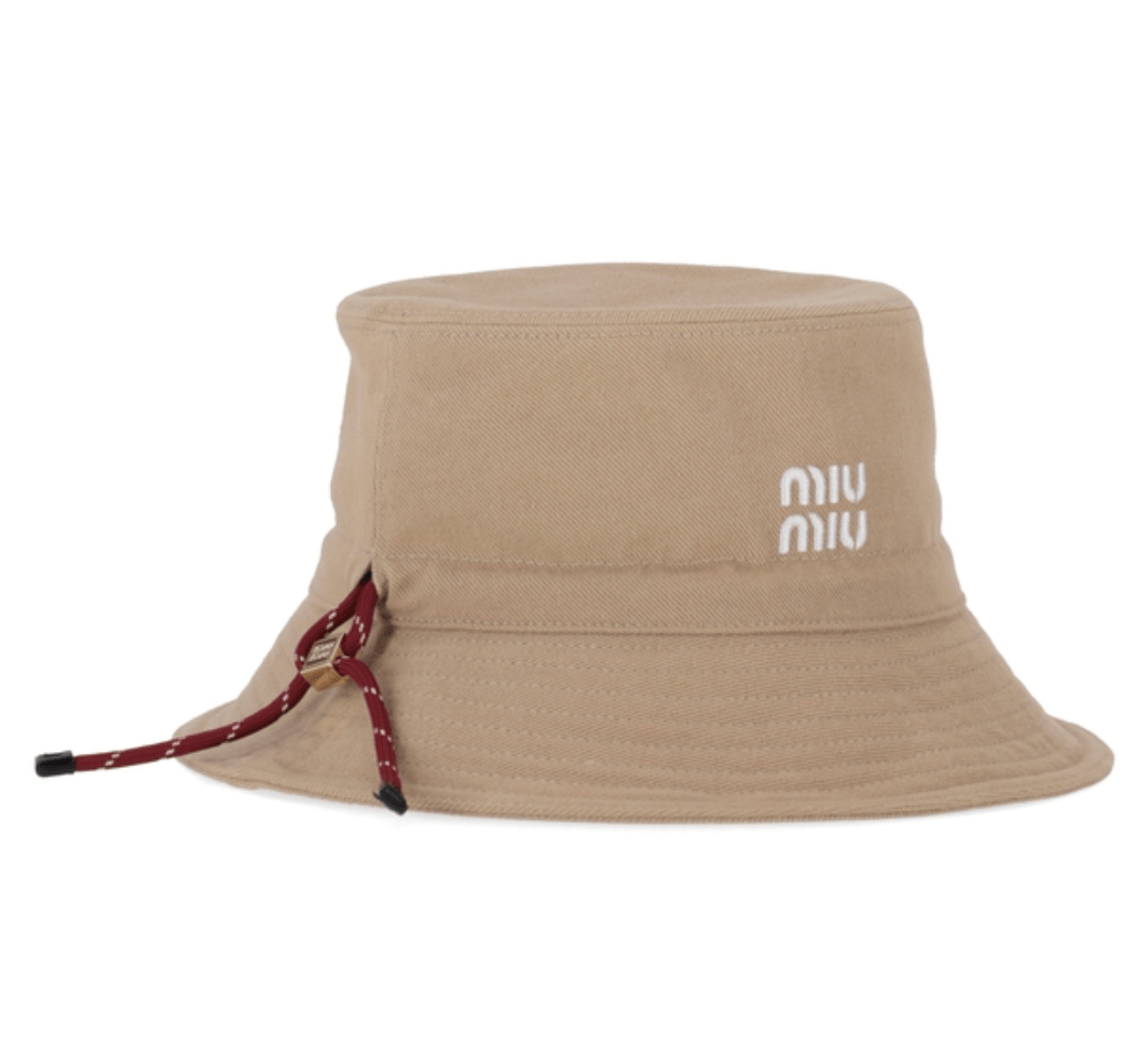 Miu Miu Beige Bucket Hat