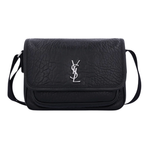 Small Monogram Niki Crossbody Bag - Black:Silver 
