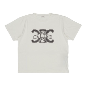 Celine white short sleeve t-shirt