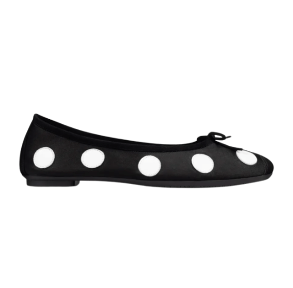 Hai X Reqins Ballerina Shoes Polka Dot