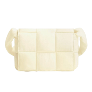 Bottega Veneta Mini Padded Tech Cassette White