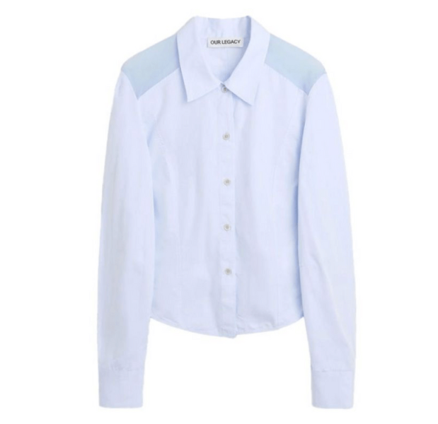 OUR LEGACY CINCHER Poplin Shirt