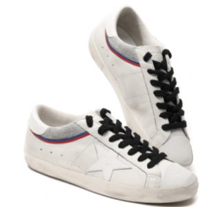 Golden Goose Super Star White Grey Red Blue