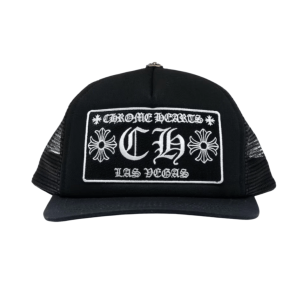 Chrome Hearts CH Las Vegas Trucker Hat Black