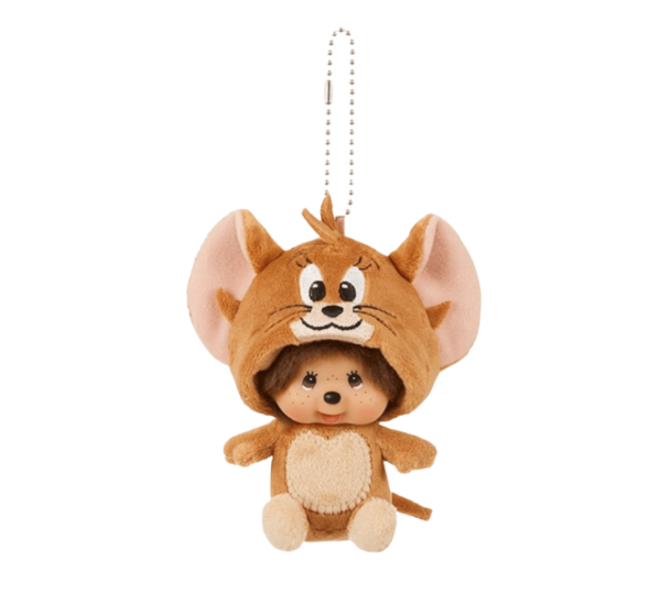 Monchhichi x Tom & Jerry SS Doll Mini Key Chain Jerry