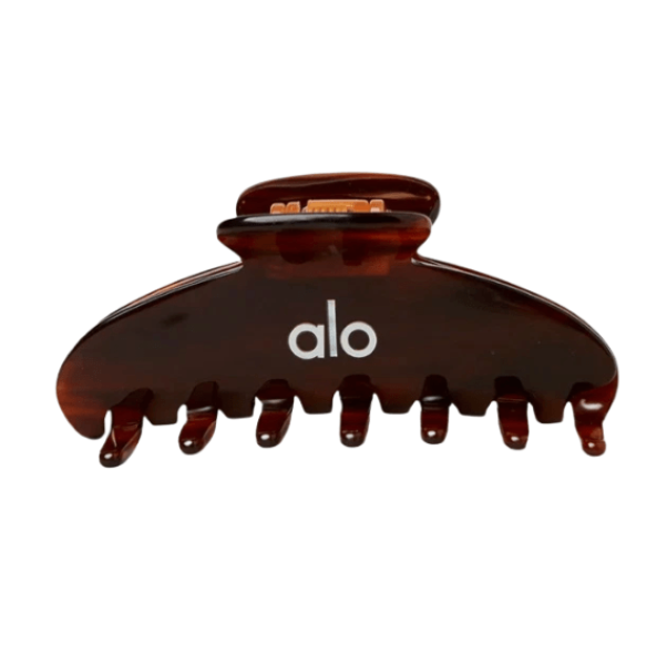(W) Alo Yoga 90's Claw Clip Brown Tortoise