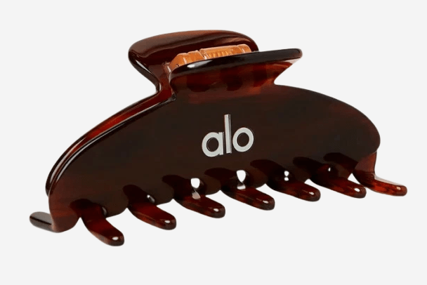 (W) Alo Yoga 90's Claw Clip Brown Tortoise