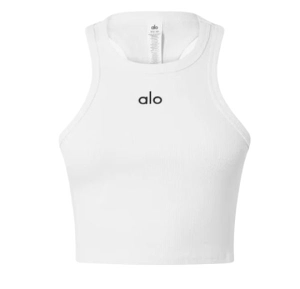 (W) Alo Yoga Aspire Tank White