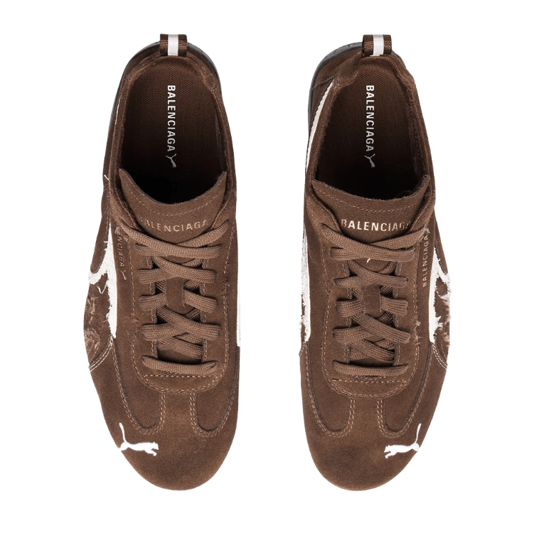 Balenciaga x Puma Speedcat Suede Brown White
