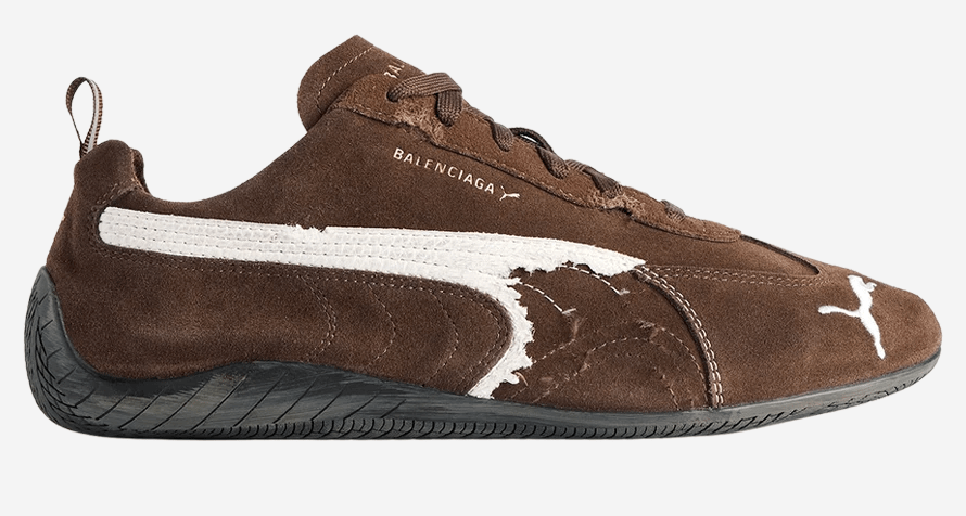 Balenciaga x Puma Speedcat Suede Brown White