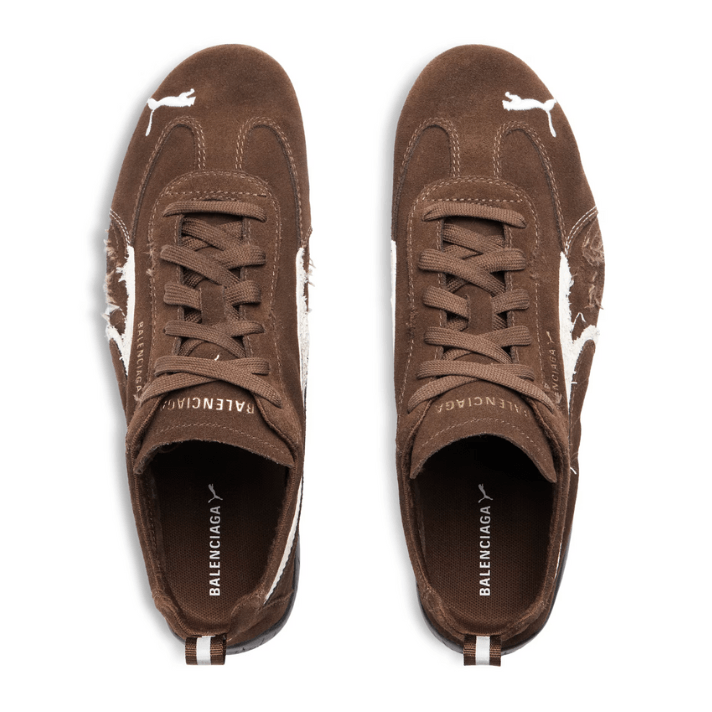 Balenciaga x Puma Speedcat Suede Brown White